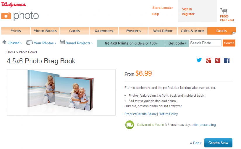 Free Photo Brag Book Shipped to Your Door