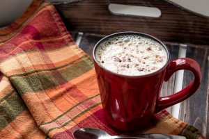 Chai Latte on Tray-1